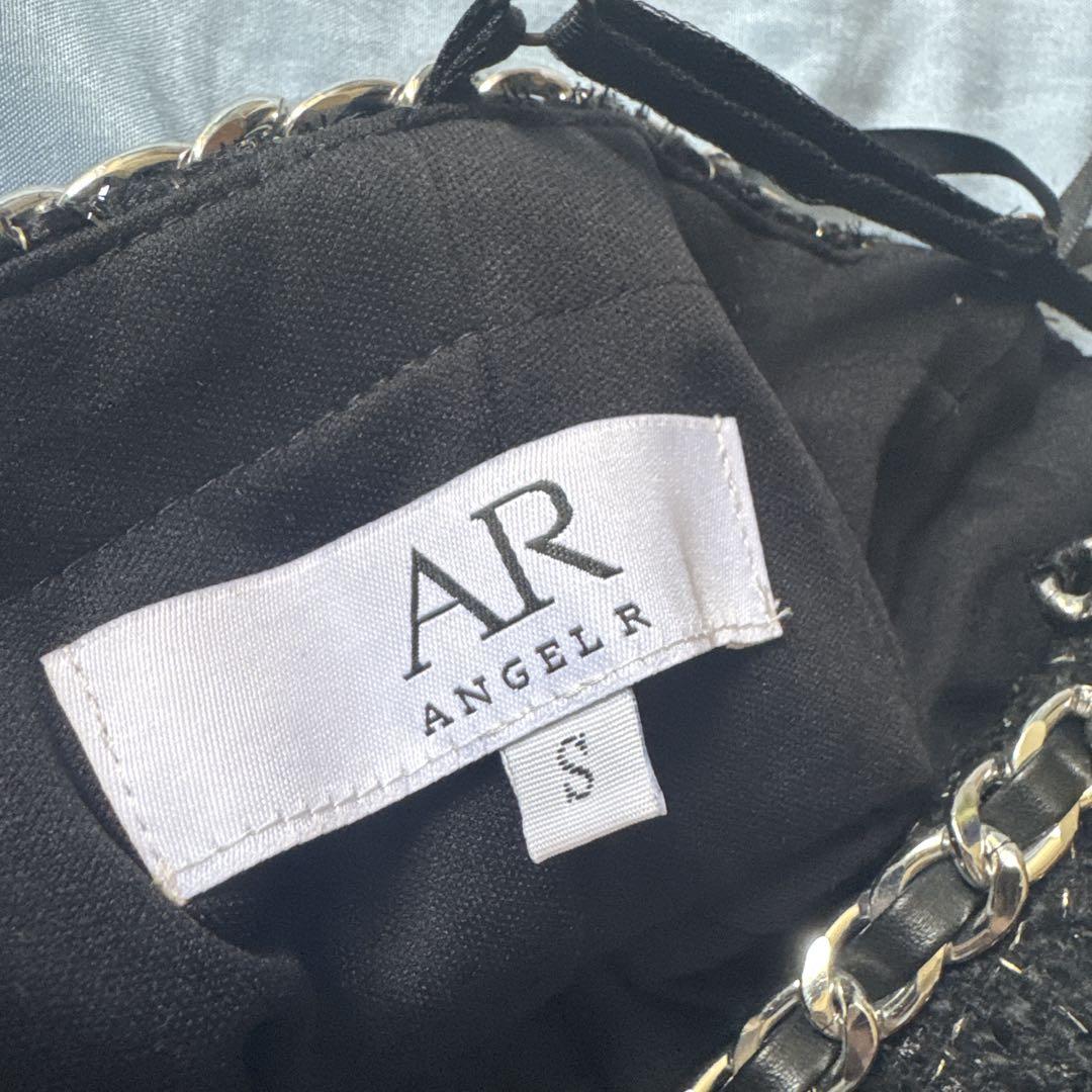 AngelR チェーンラインオープンバストセパレートツイード