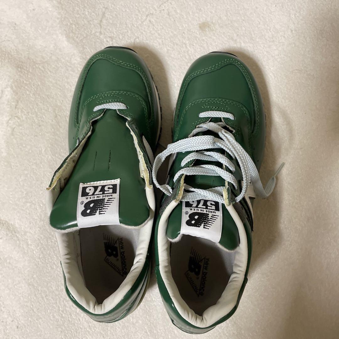 【USA製】New Balance M576G グリーン 緑【25cm】 画像7