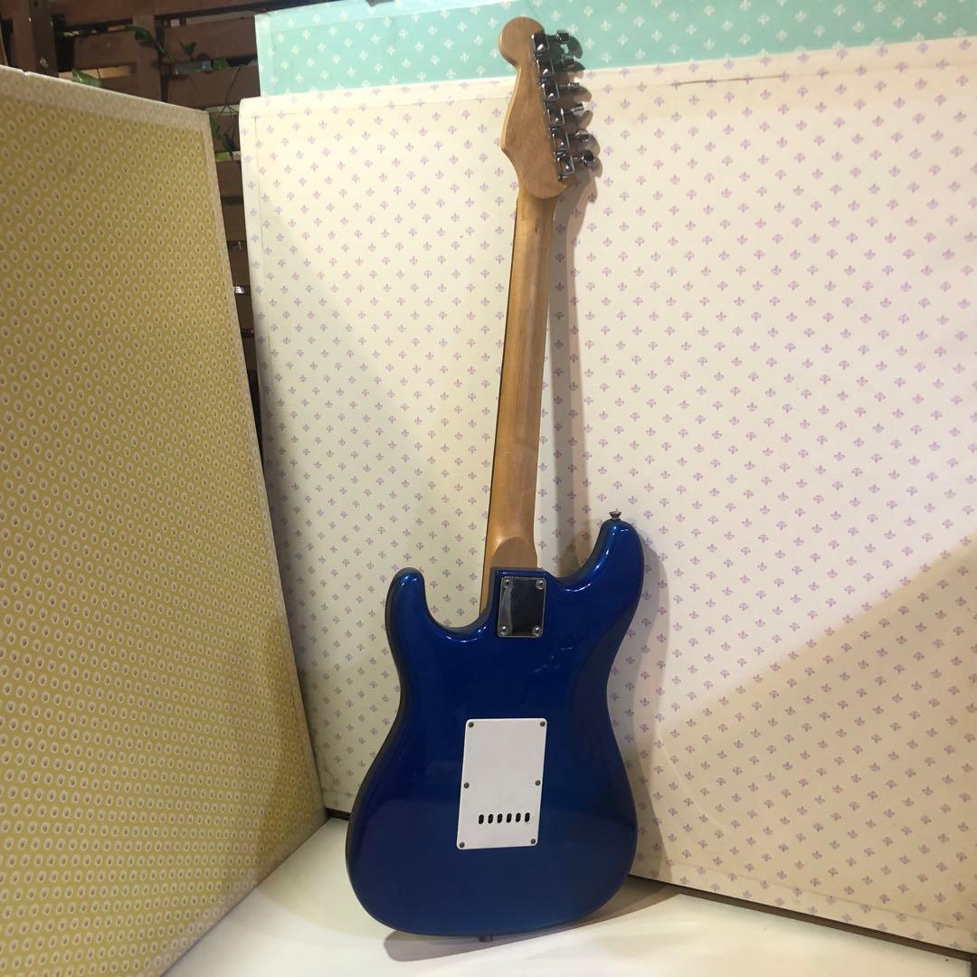 Play Tech プレイテック エレキギター ブルー ソフトケース付 現状品
