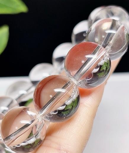 ヒマラヤ　水晶　ブレスレット　　天然石　マニカランクォーツ