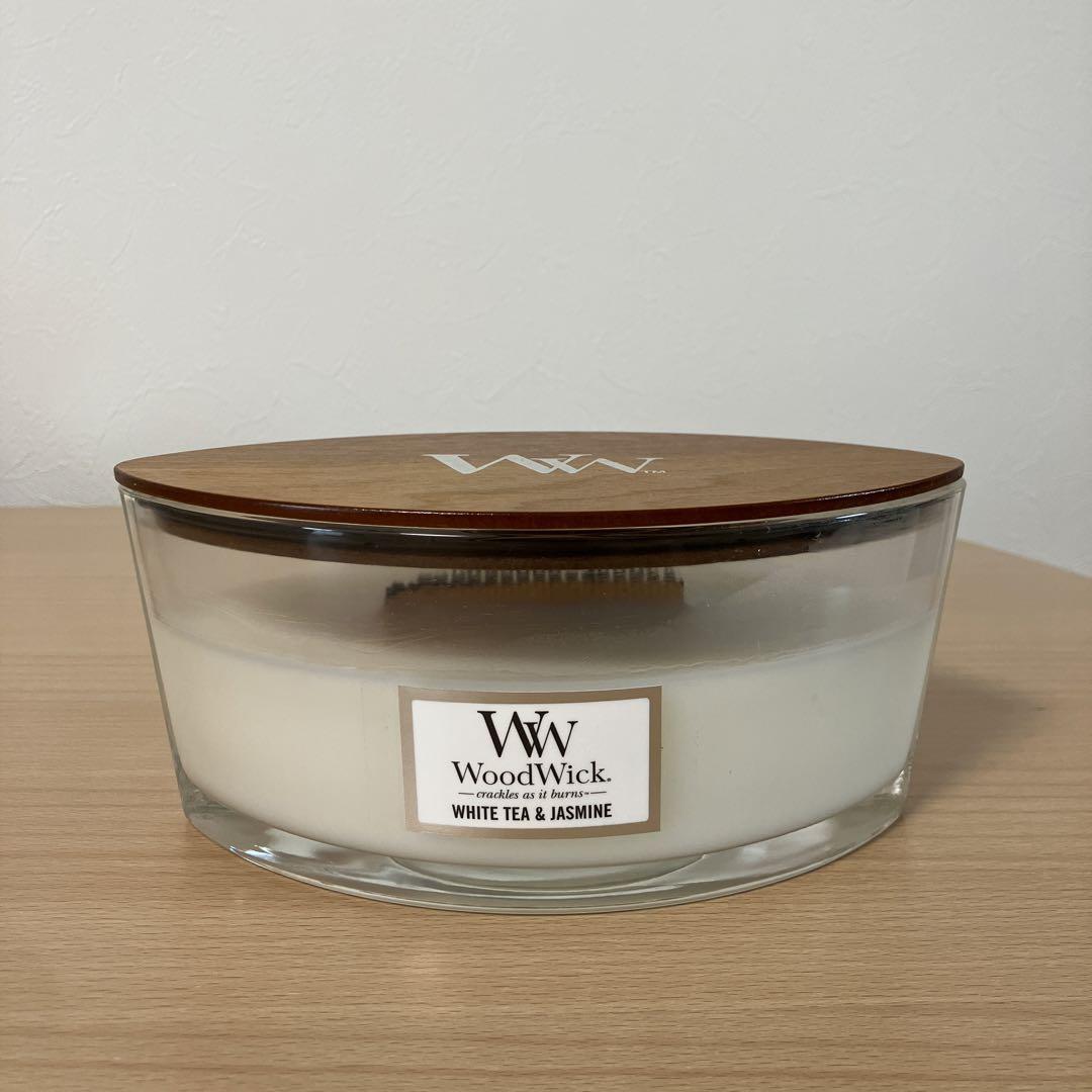 wood wic  ウッドウィック キャンドルL ホワイトティー&ジャスミン