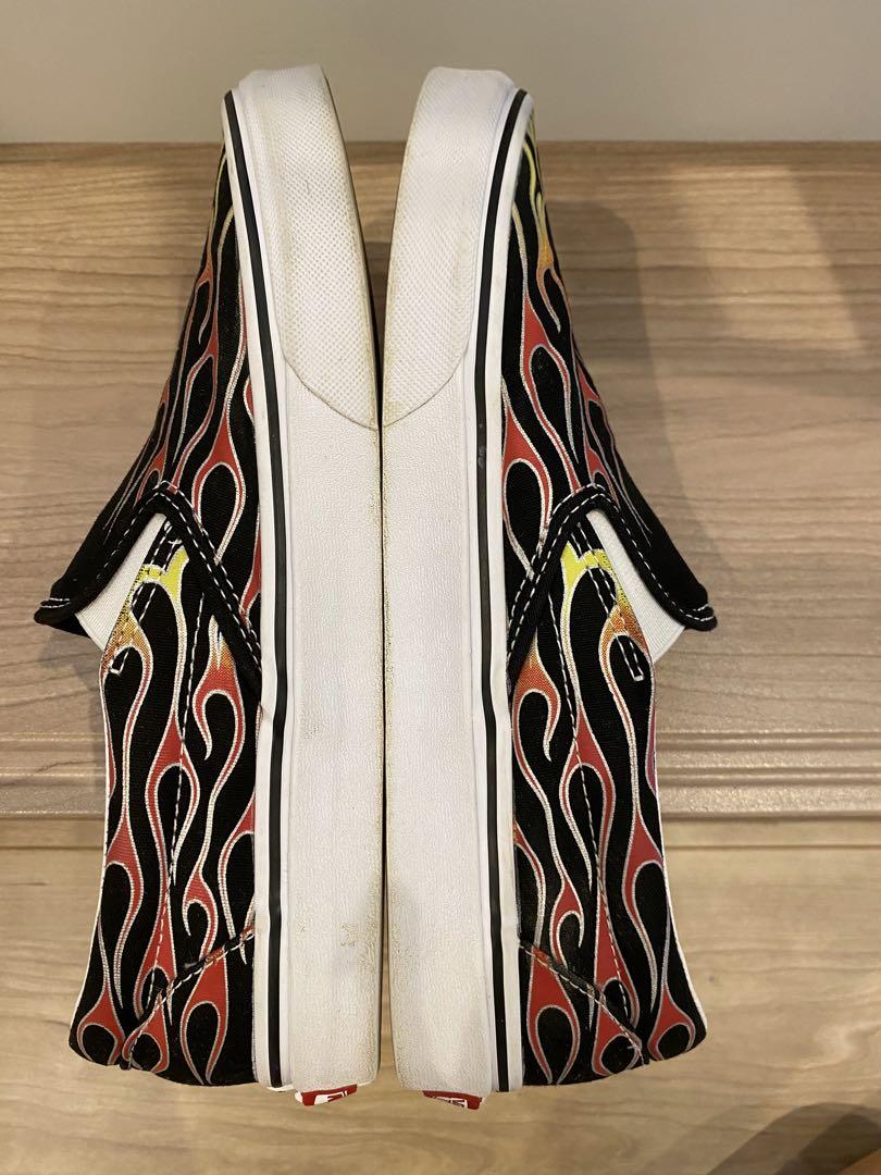 VANS スリッポン フレイムパターン　バンズ VANS バンズ ヴァンズ スニーカーCLASSIC SLIP-ON スリッポン