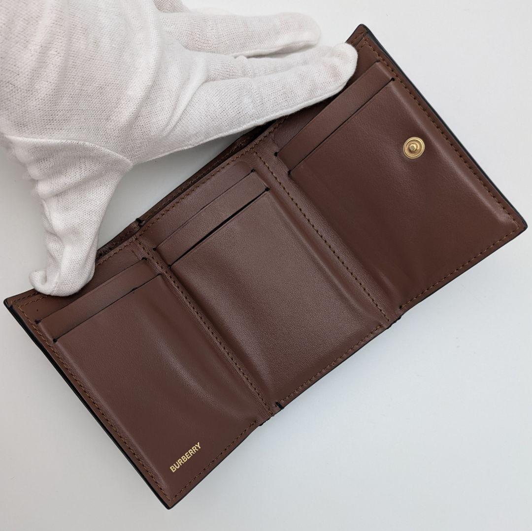 【極美品✨】バーバリー アイコンストライプ 三つ折り財布 コンパクトウォレット BURBERRY バーバリー 三つ折り コンパクトウォレット アイコン