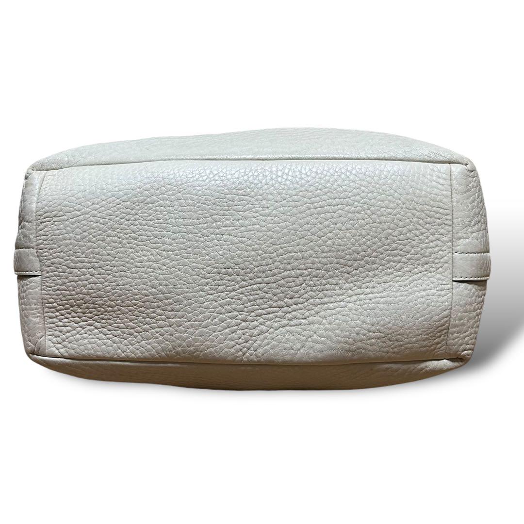 美品 COACH コーチ ワンショルダーバッグ キャンバス レザー A4
