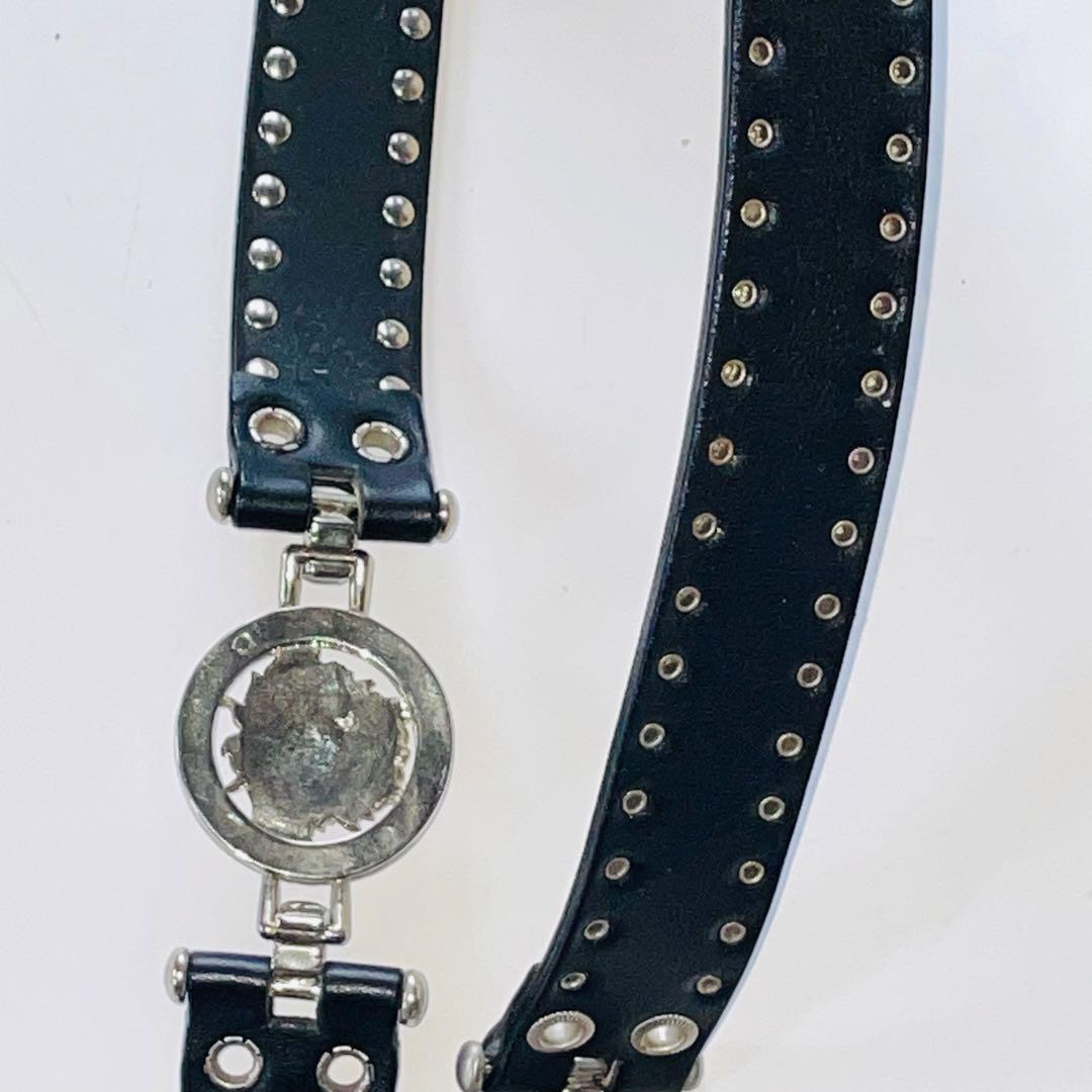 【ビンテージ】Gianni Versace ベルサーチ メデューサ メンズベルト