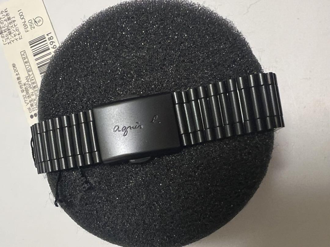 新品】レア！agnès b. 限定品 腕時計 FBNJ001 ブラック - メルカリ