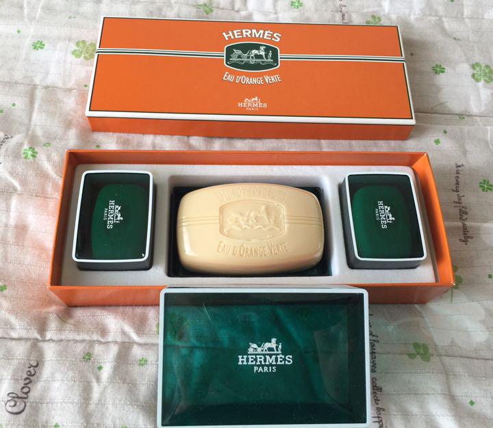 HERMES オードランジュ ドランジュ ヴェルト ソープ フランス製
