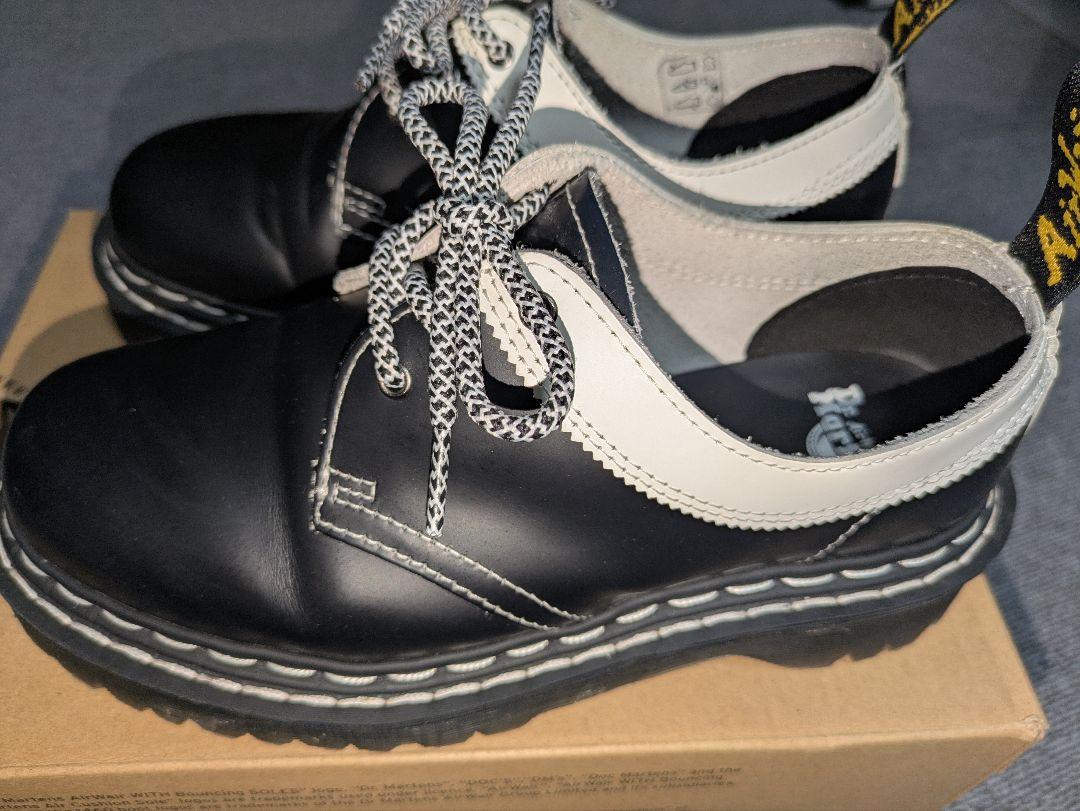 Dr. Martens 黒白レザーシューズ