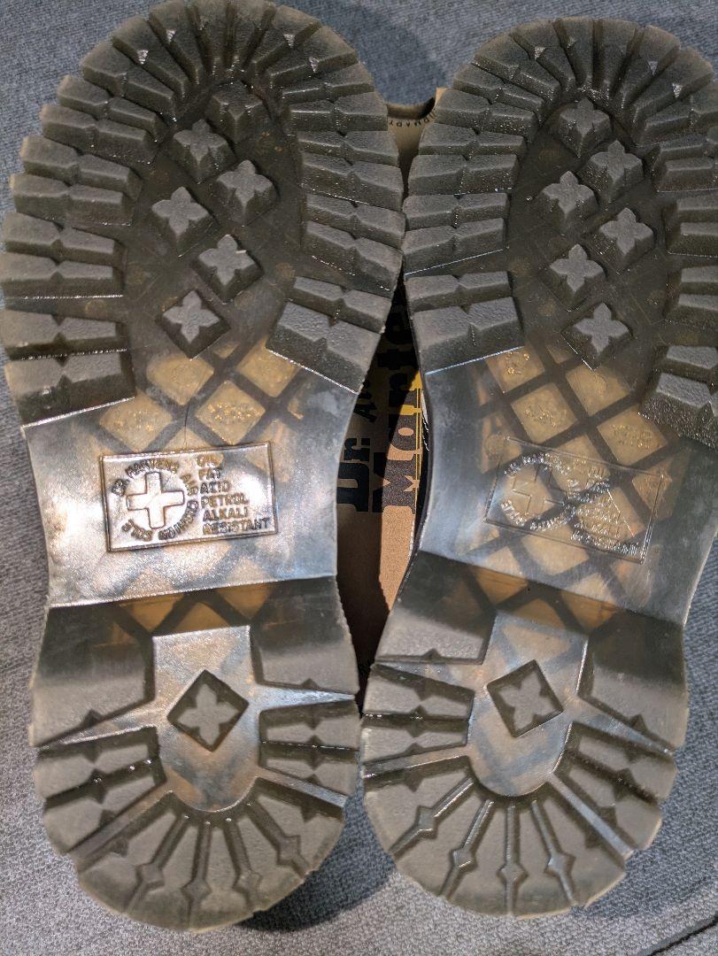 Dr. Martens 黒白レザーシューズ