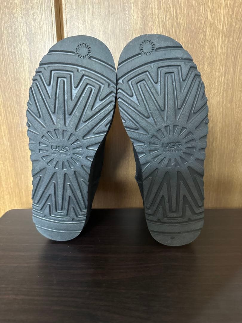 UGG ブラック ムートンブーツ 24cm UGG ブラック ムートンブーツ 24cm