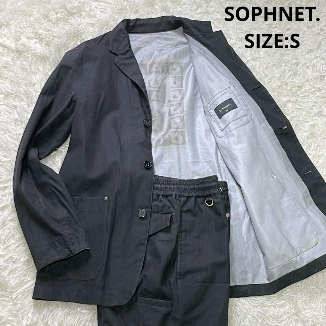 SOPHNET. ヘリンボーン柄 3B セットアップ カジュアルスーツ 日本製