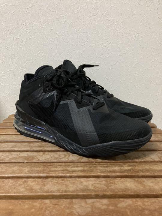 ナイキnikeレブロン18ローlebron27.5cmバッシュ黒ブラック