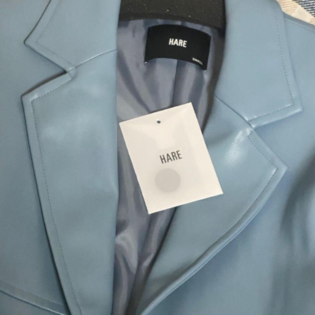 ずっと気になってた HARE◇シンセティックレザージャケット/フェイク