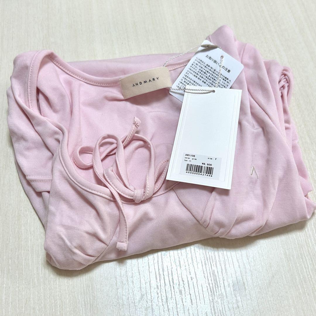 トップス andmary Dona ribbon tops