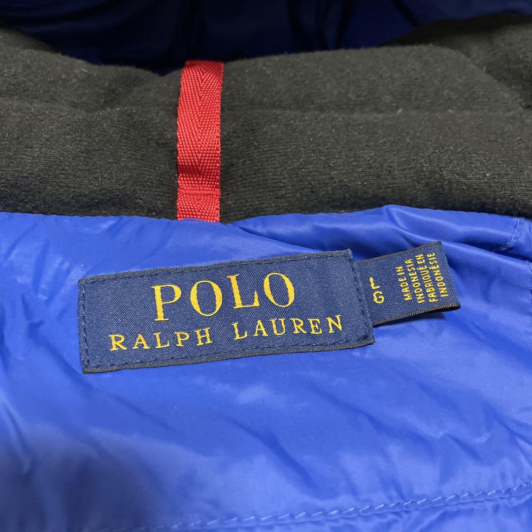 【美品】POLO ポロ ラルフローレン ダウンベスト ビッグポニー 刺繍 Ｌ　赤