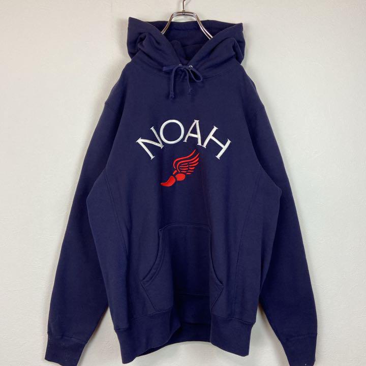 になります 大人気‼︎ 濃いネイビーパーカー でかろご 刺繍 7i5hs-m24608538491 NOAH ストリート 古着 るだけ