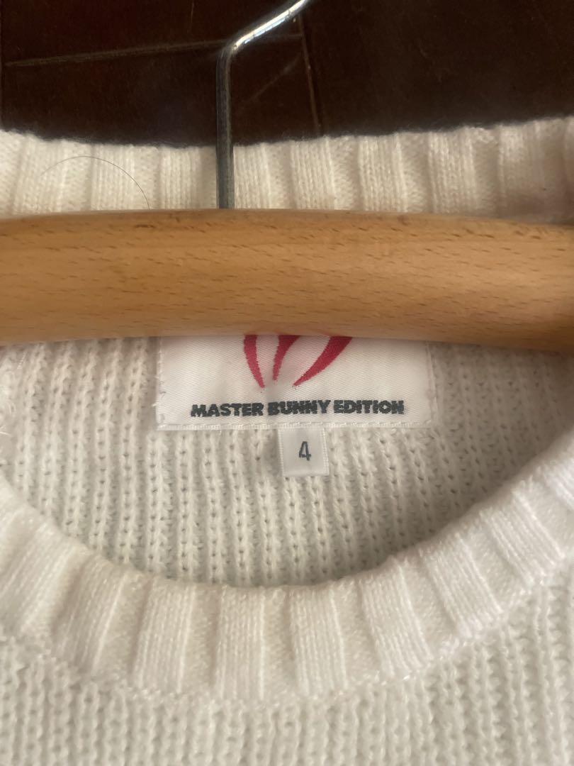 MASTER BUNNY EDITION ホワイト セーター安い 価格