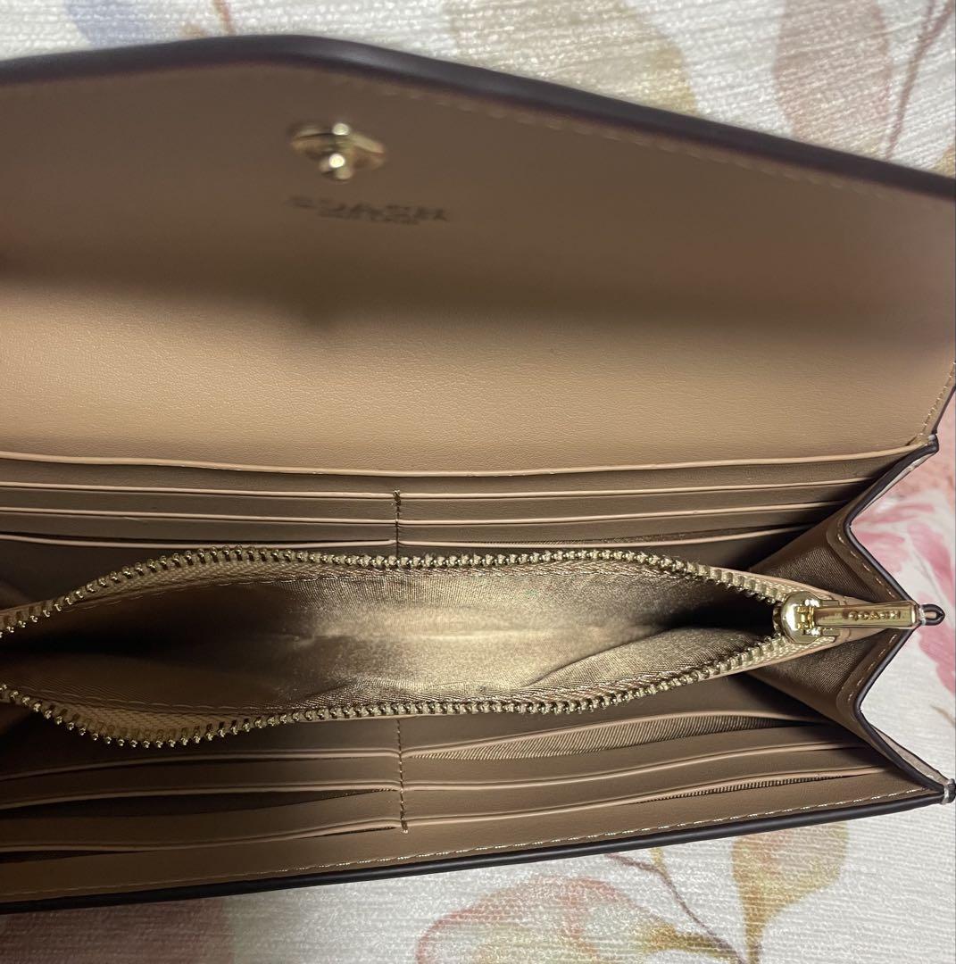 COACH☆価格66000円☆エンベロープ ウォレット・シグネチャー キャンバス