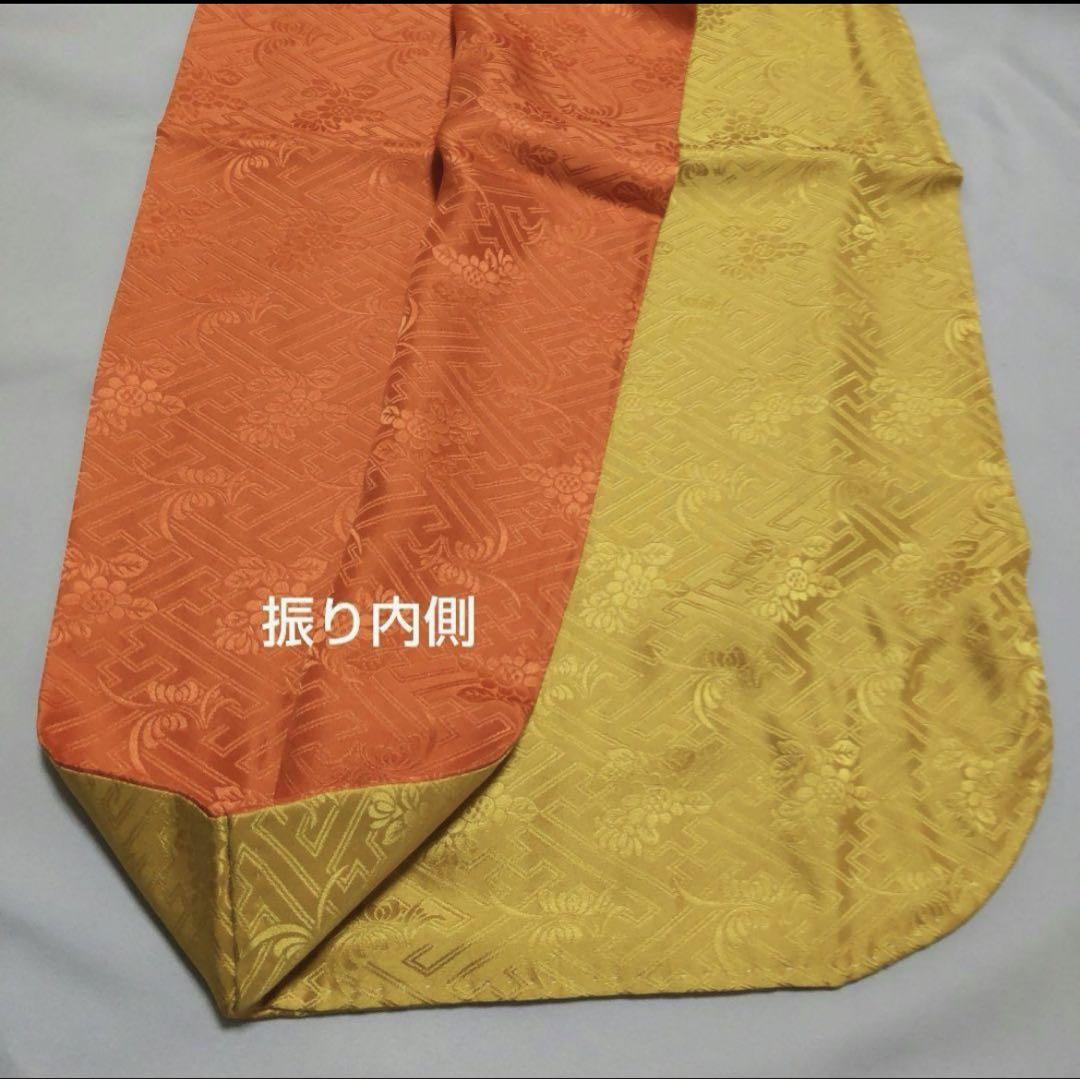 3117　正絹振袖長襦袢　単衣、無双袖　美品