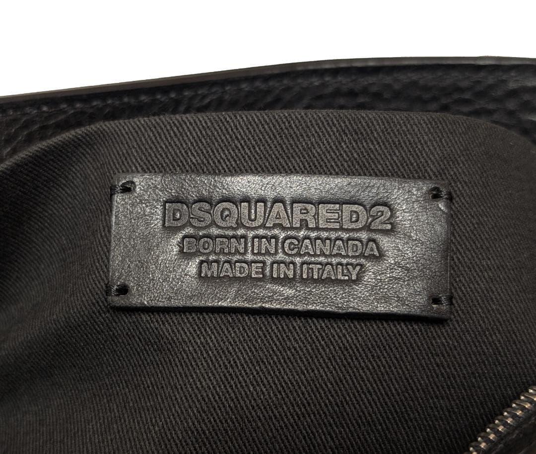 新品　DSQUARED2　ベルトバッグ　デニム　再構築　ハンドバッグ　2WAY