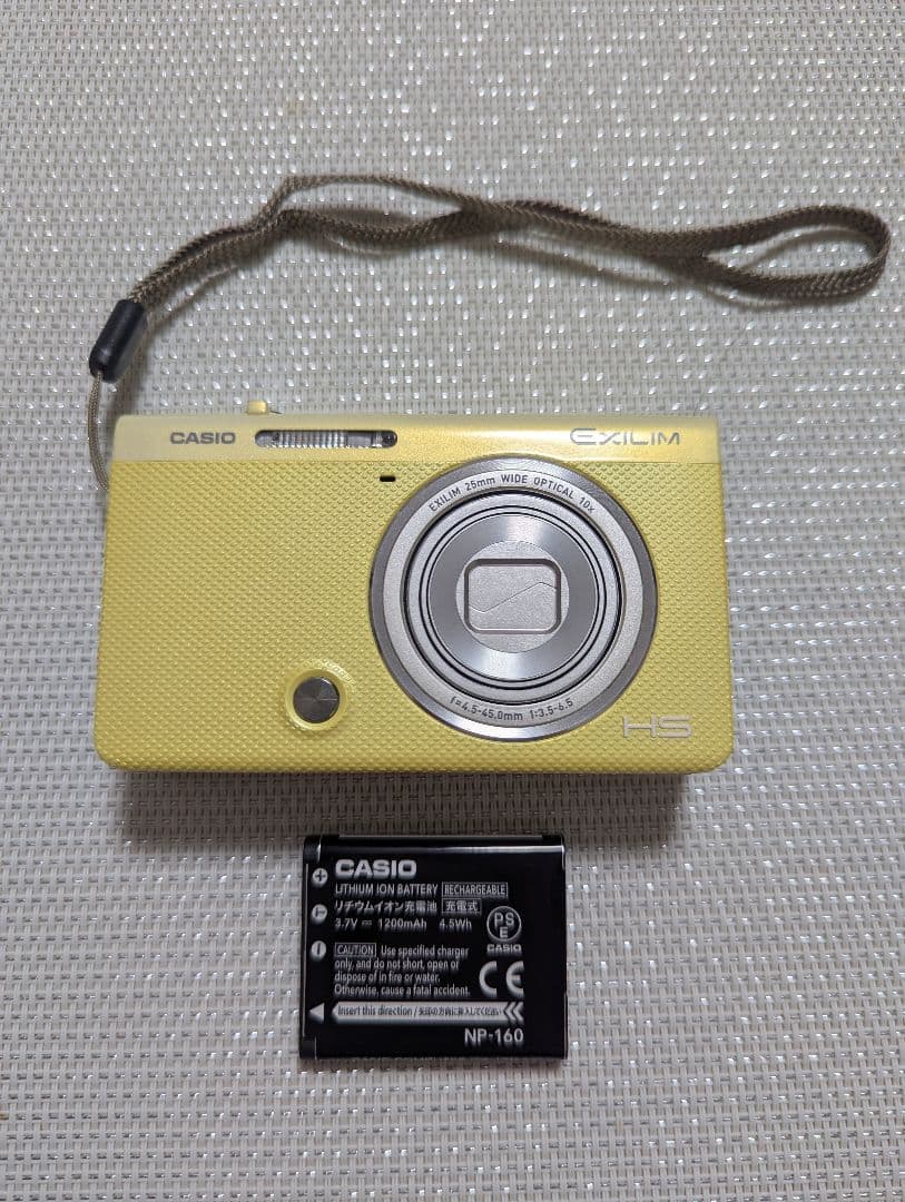 CASIO EXILIM イエロー デジタルカメラ