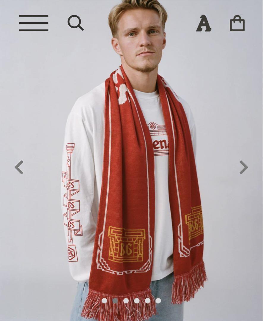 arsenal aries column logo scarf