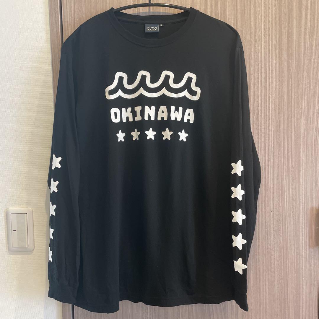 mutu marine fishing ロンT ブラック　沖縄限定
