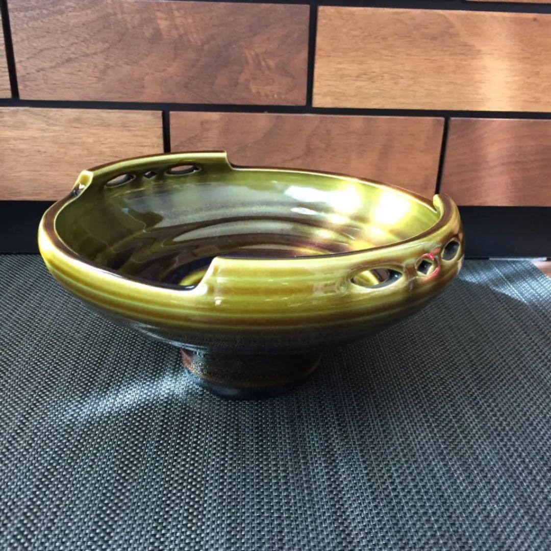 生け花 花器 花瓶 コンポート形 陶磁器          19