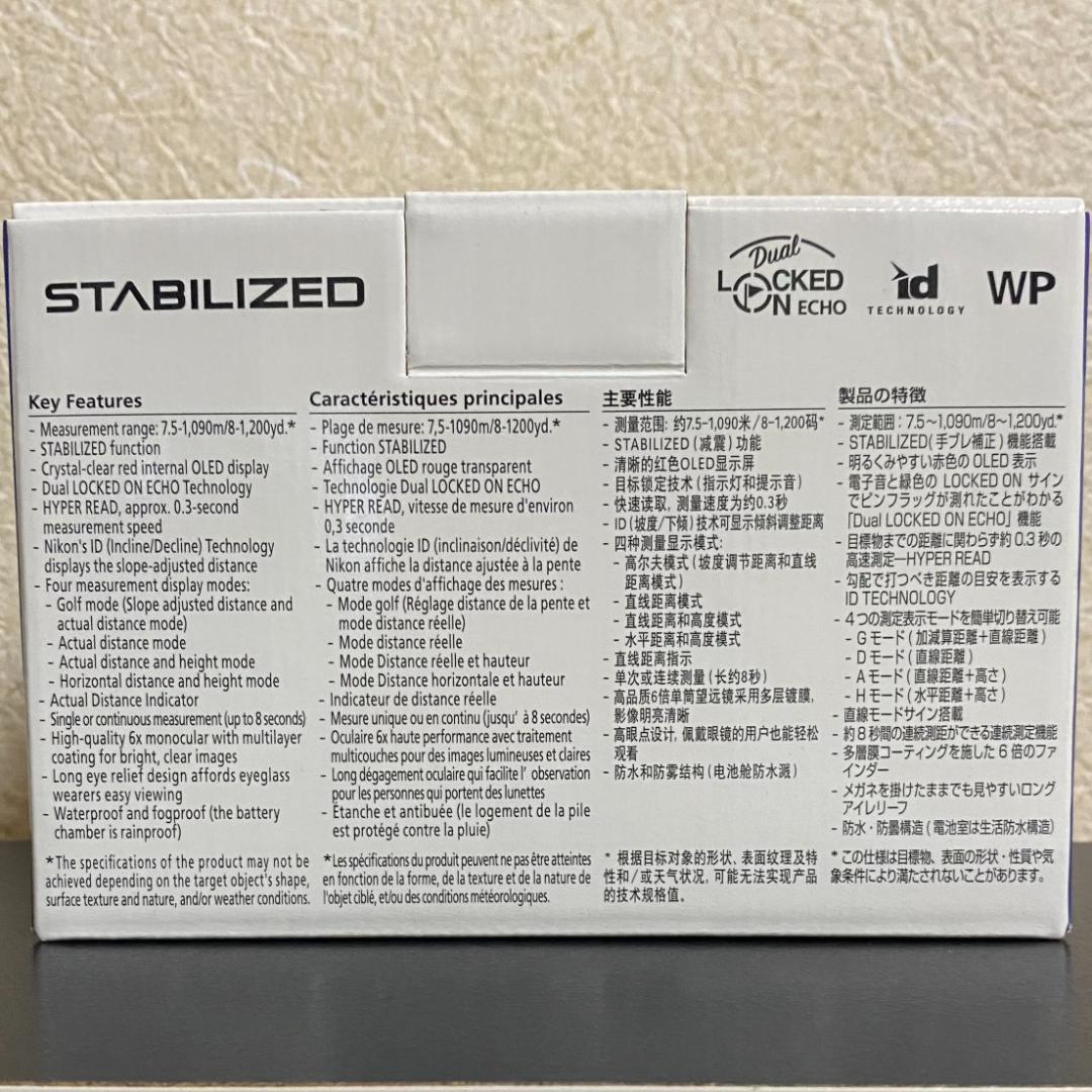 【新品】 Nikon COOLSHOT PROII STABILIZED 距離計