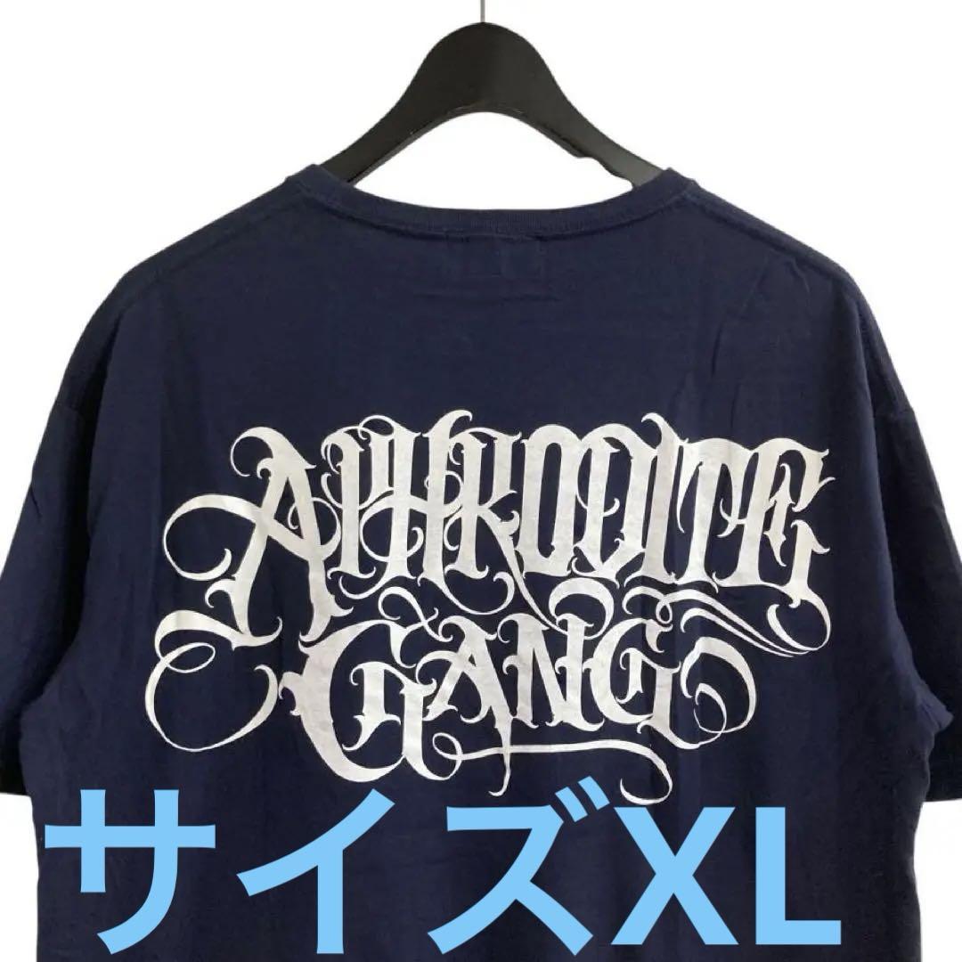 バッズプール　舐達麻　アフロディーテギャング　ネイビー　Tシャツ
