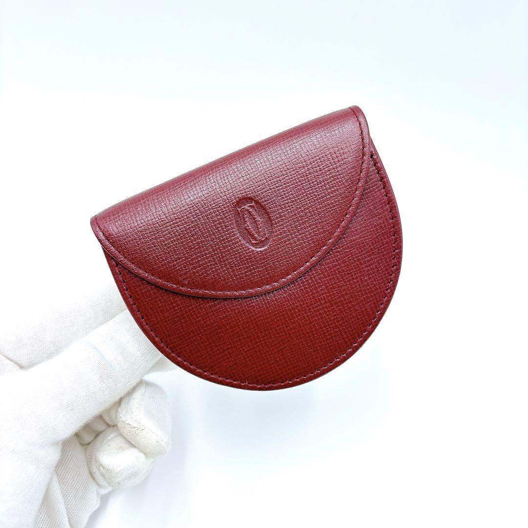 極美品 ＊ Cartier カルティエ マストライン コインケース 小銭入れ