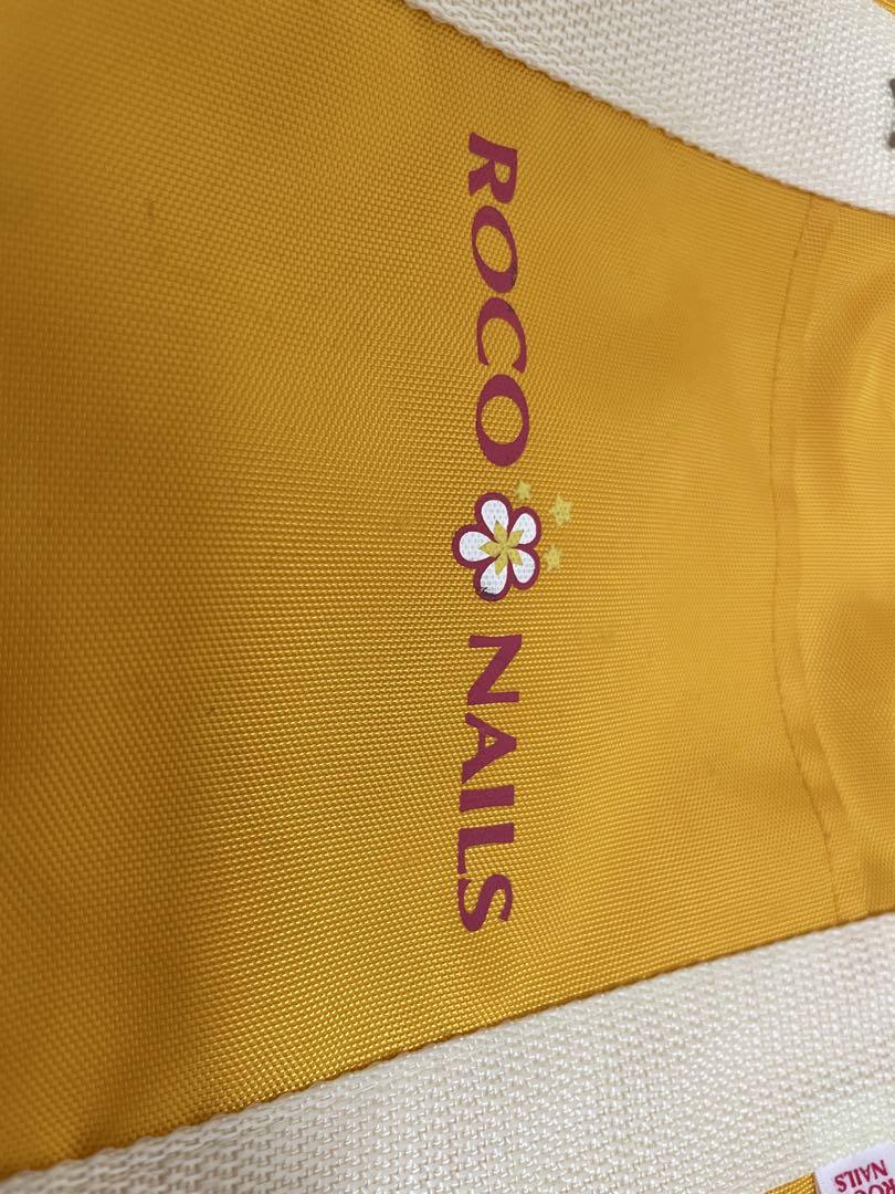 ROCO NAILS イエローキャンバスバッグ