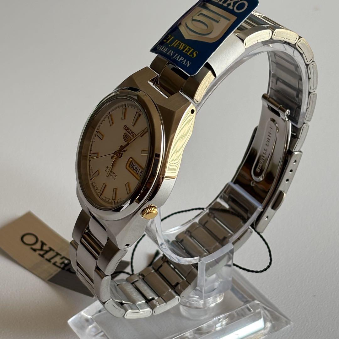 【新品】SEIKO 腕時計 セイコー5 自動巻き ビジネス