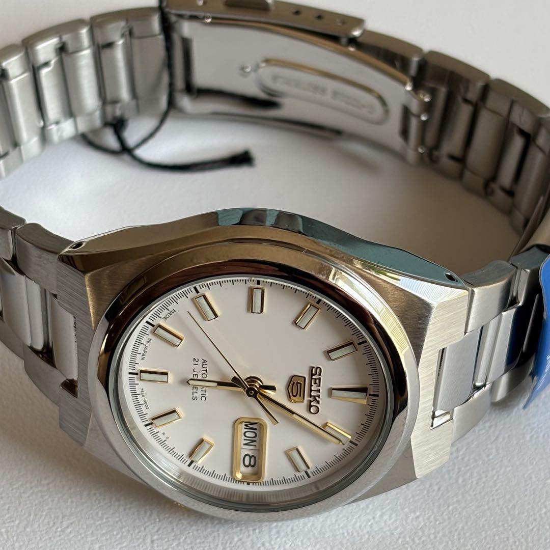 【新品】SEIKO 腕時計 セイコー5 自動巻き ビジネス