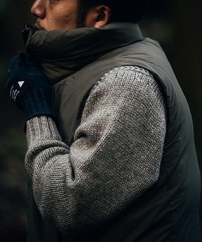 エカル ALLIED スタンドダウンベスト サイズS ブラウン 新品 本物