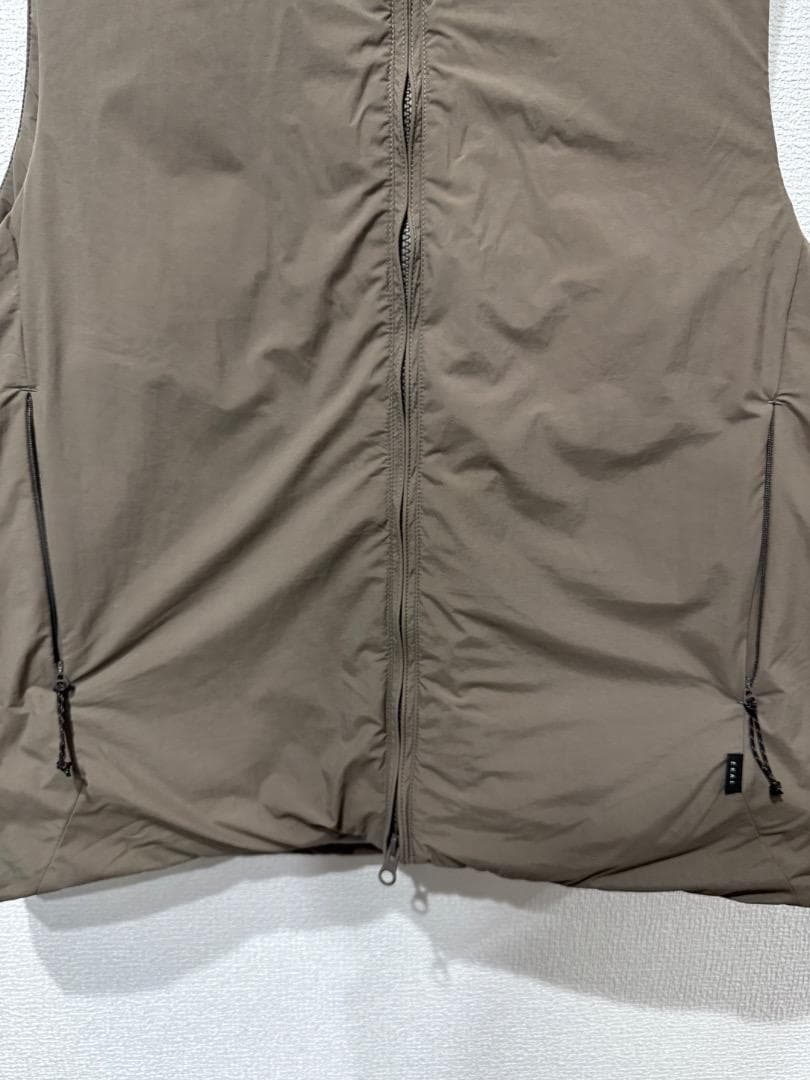 エカル ALLIED スタンドダウンベスト サイズS ブラウン 新品 本物