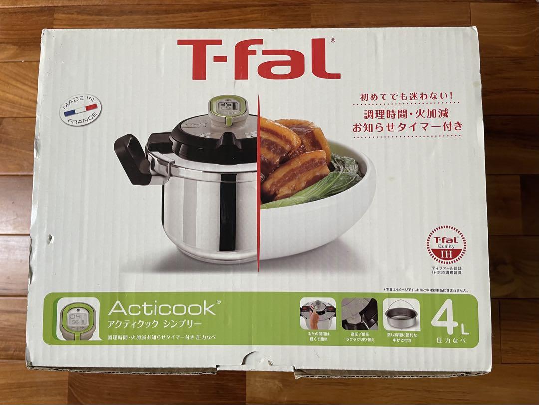 T-falティファール 圧力なべ「アクティクックプラス4L