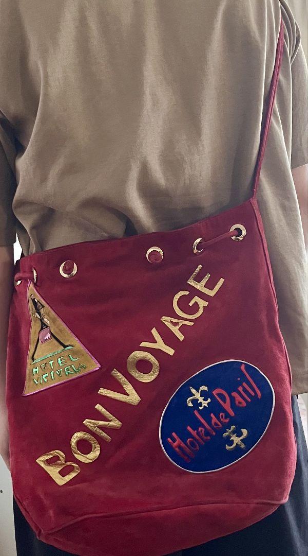 極希少】 BALLY 90s ヴィンテージ 巾着 ショルダーバッグ ボルドー