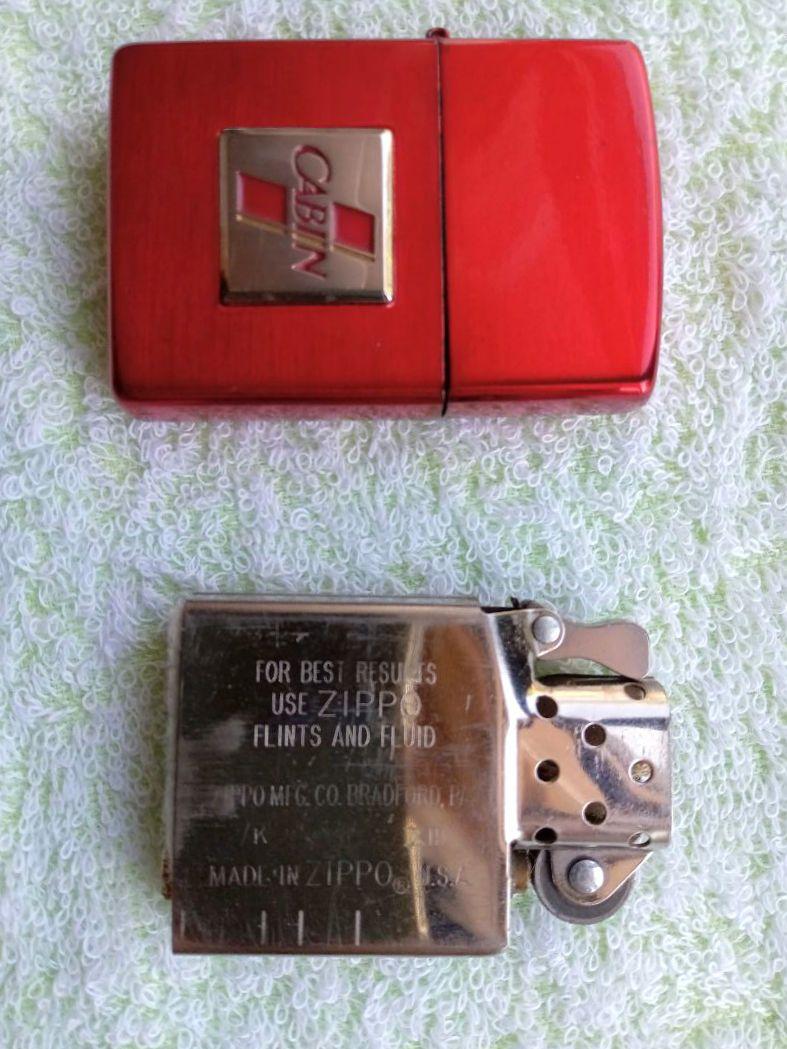 ZIPPO CABIN ジッポー ライター 赤