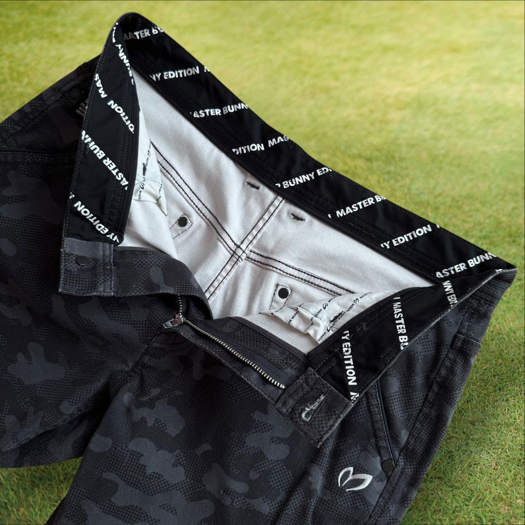 マスターバニー パンツ 迷彩柄 総柄 L〜XL相当 黒 グレー コットン素材 5 マスターバニー パンツ 迷彩柄 総柄 L〜XL相当 黒 グレー コットン素材 5