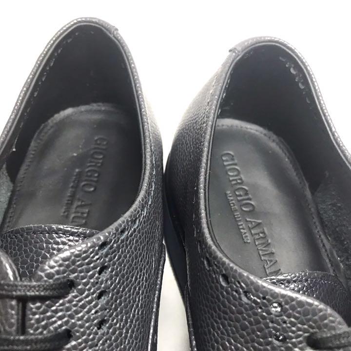 特価爆買い GIORGIO 革靴 ストレートチップ fyM4V-m24627835355 ARMANI 新品未使用 得価セール