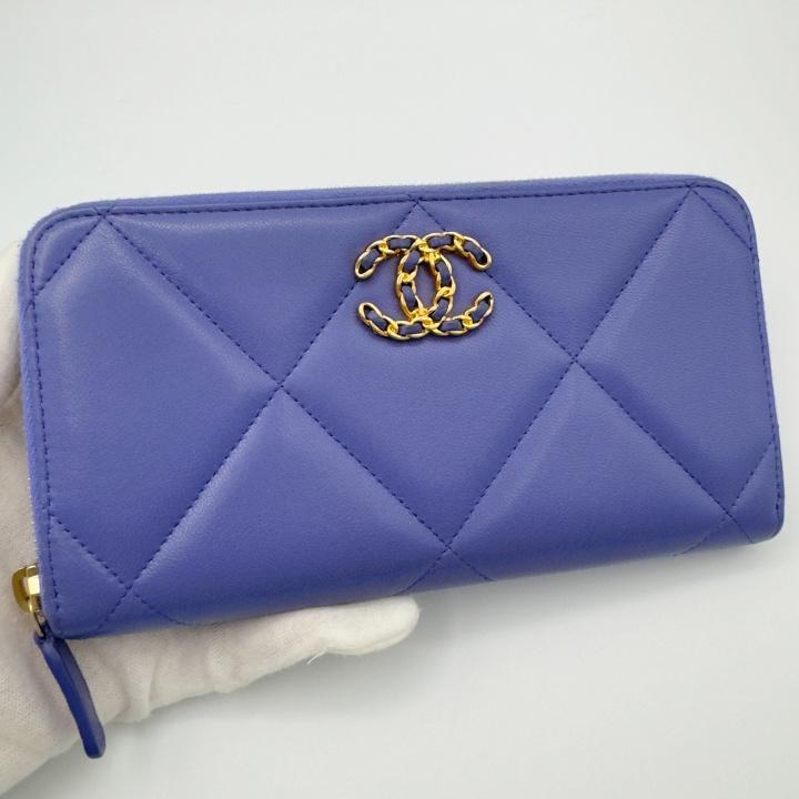 国内正規品 未使用 シャネル財布 マトラッセ ロングジップウォレット 画像2