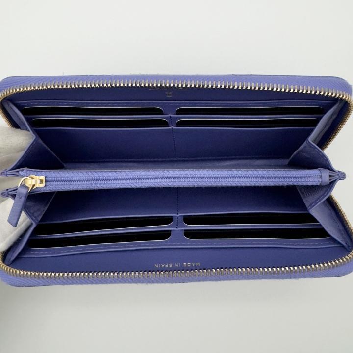 国内正規品 未使用 シャネル財布 マトラッセ ロングジップウォレット 画像6