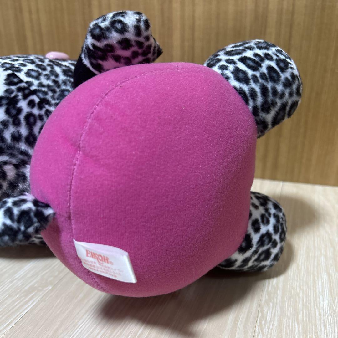 ハローキティ ピンクヒョウ柄 ぬいぐるみ 平成レトロ 2002年 ハローキティ ピンク ヒョウ柄 ぬいぐるみ 豹