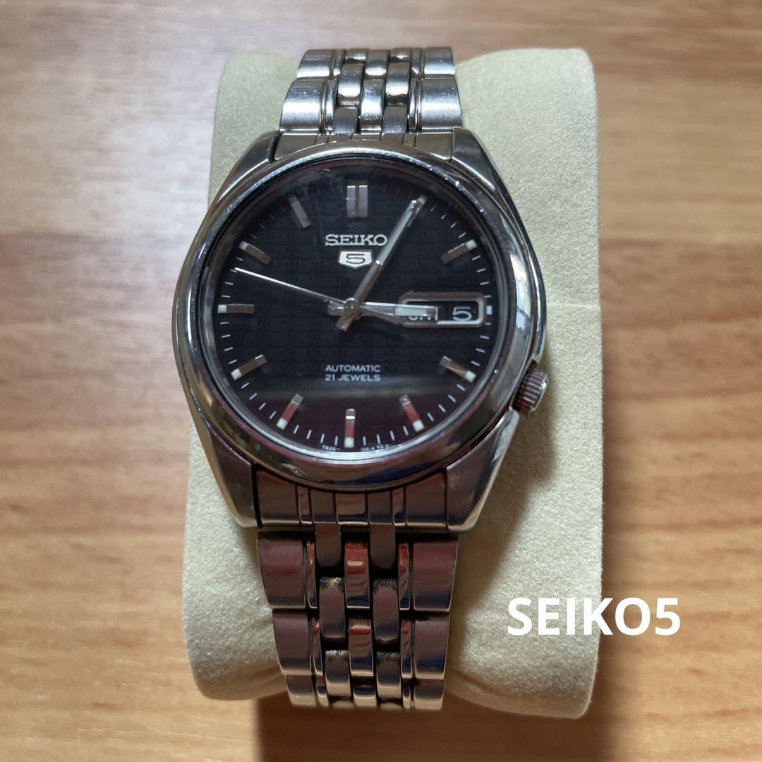 SEIKO 5 オートマチック　裏蓋スケルトン