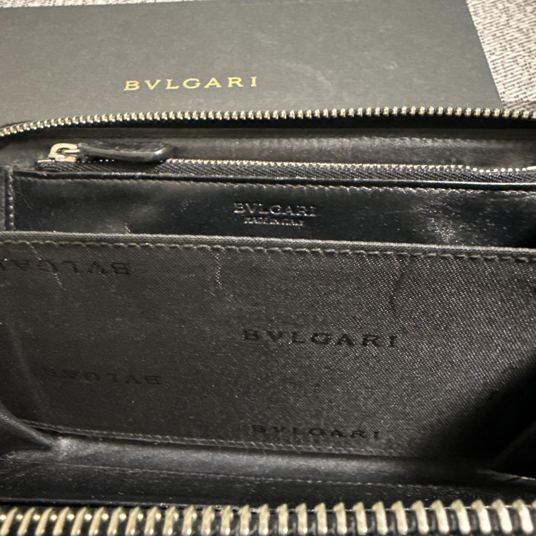 BVLGARI グレー 長財布
