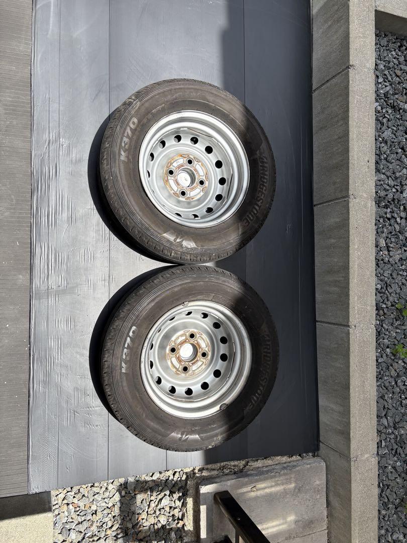 ①軽バン軽トラ　ミニキャブ K370 21年145/80R12 ２本送料込⭐️