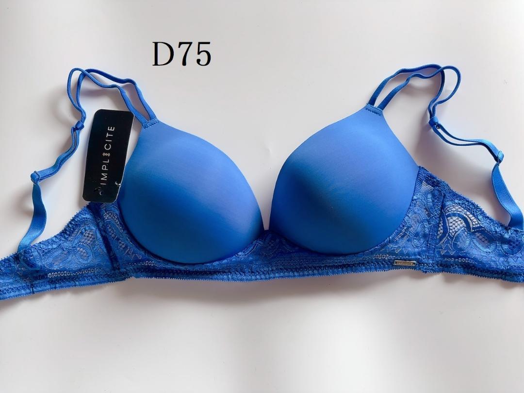 D75☆IMPLICITE・アンプリシット 　フランス　高級下着　ブルー