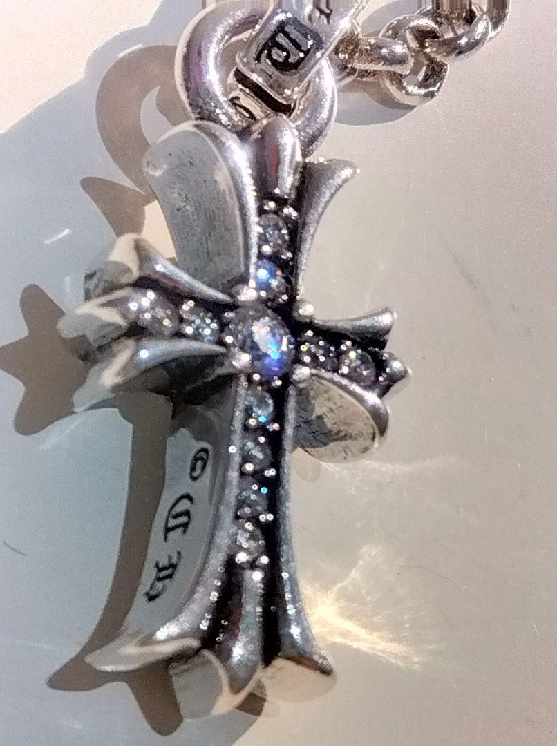 新品同様品☆CHROME HEARTS ベビーファットダイヤ& ロールチェーン
