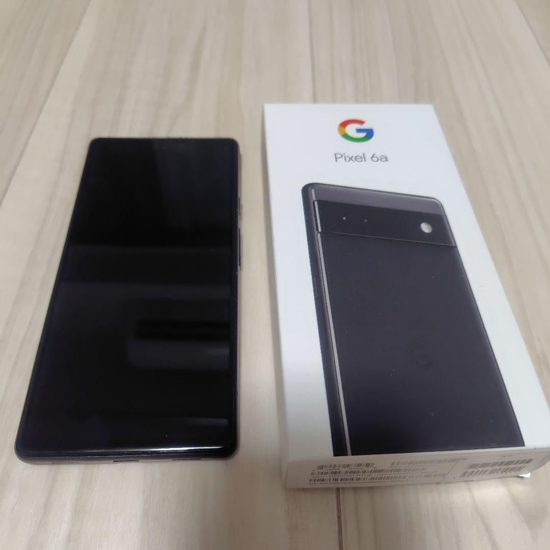 Google Pixel 6a 本体 ブラック 充電ケーブル付き